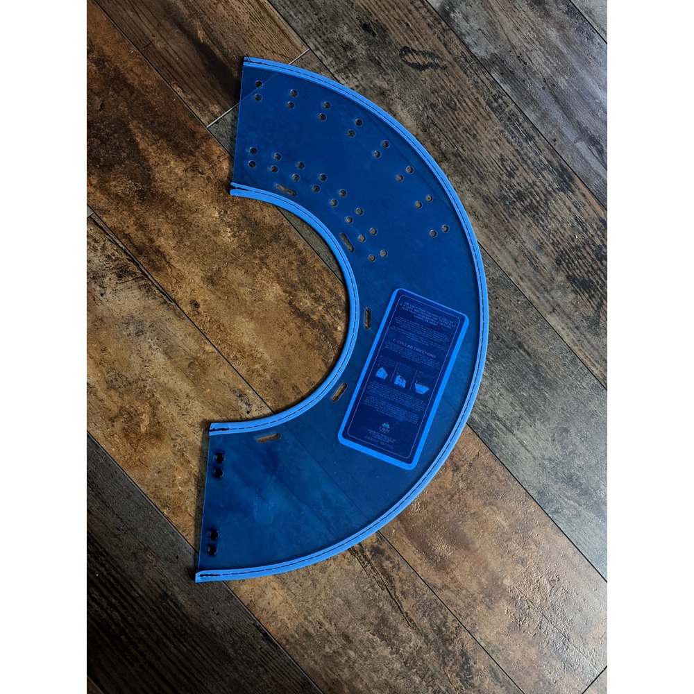 Calm Paws Calming E-Collar for Medium Dogs Blue Recovery Cone Adjustable 7-12in